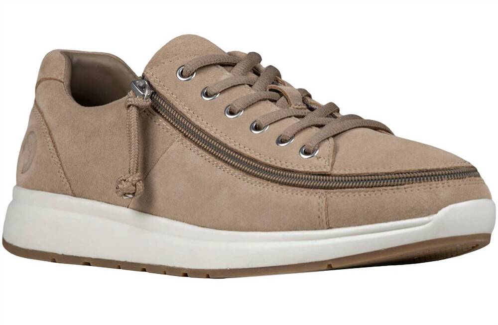 NEW BILLY FOOTWEAR men's comfort low shoes in tan suede